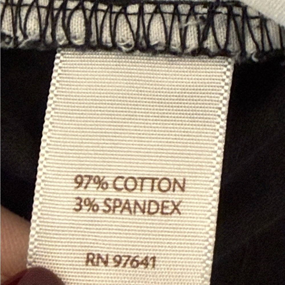 J. Jill Black Corduroy Straight Leg Pants Stretch Mid Rise 4 Petite - Picture 8 of 8